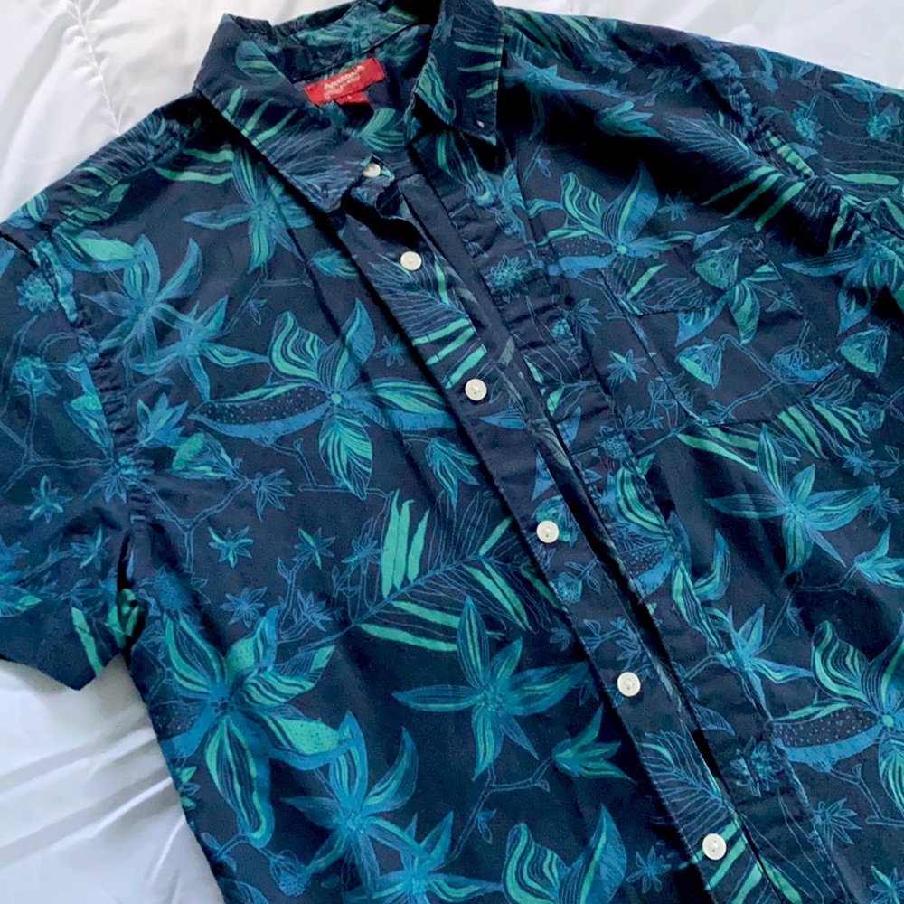 Floral Button Up